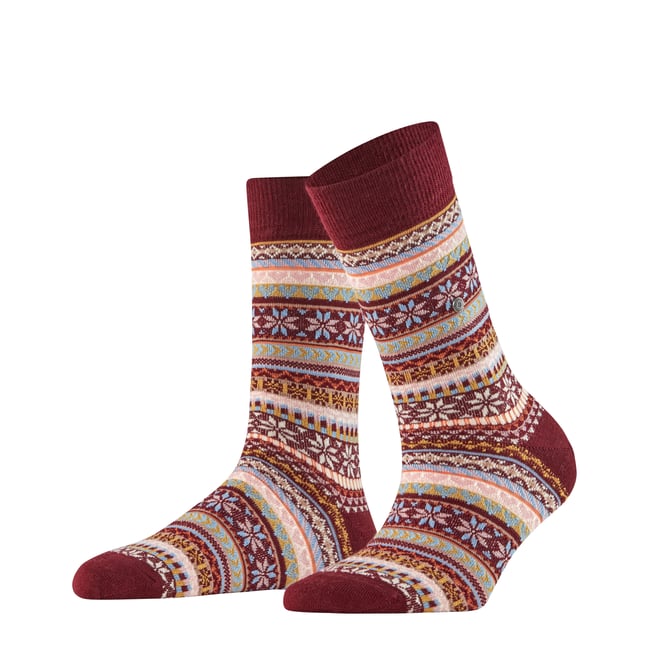 Chaussettes Fair Isle Delight Opaque - BURLINGTON