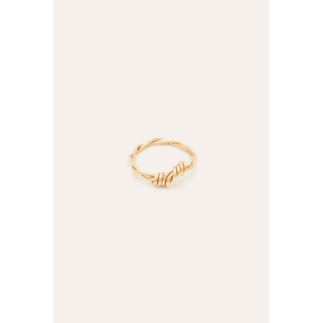 Pendentif anneau Torsade - Or 750‰ default title <span itemprop=