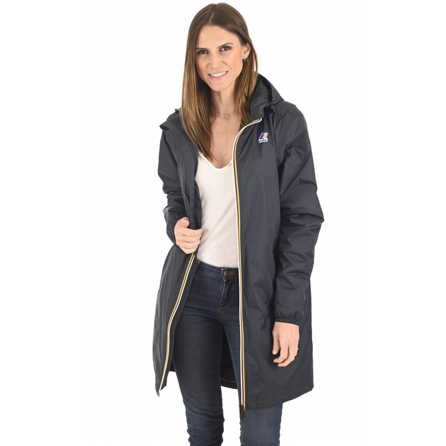Coupe-vent imperméable LE VRAI 3.0 EIFFEL WARM unisexe bleu foncé <span itemprop=
