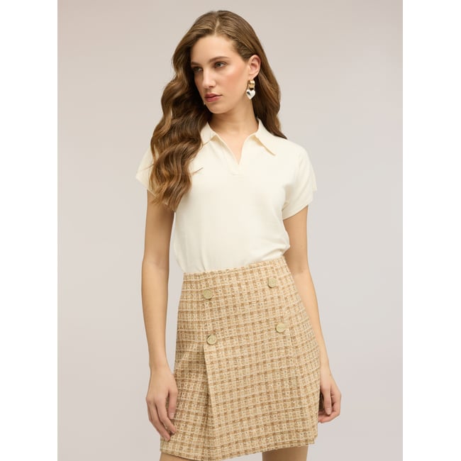 Polo blanc <span itemprop=