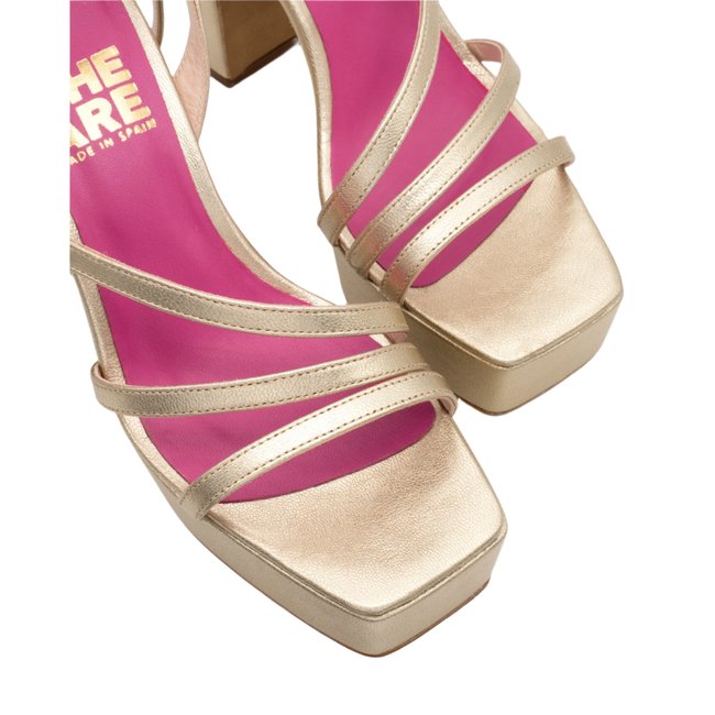 Sandales à talons et plates-formes #11 argenté <span itemprop=