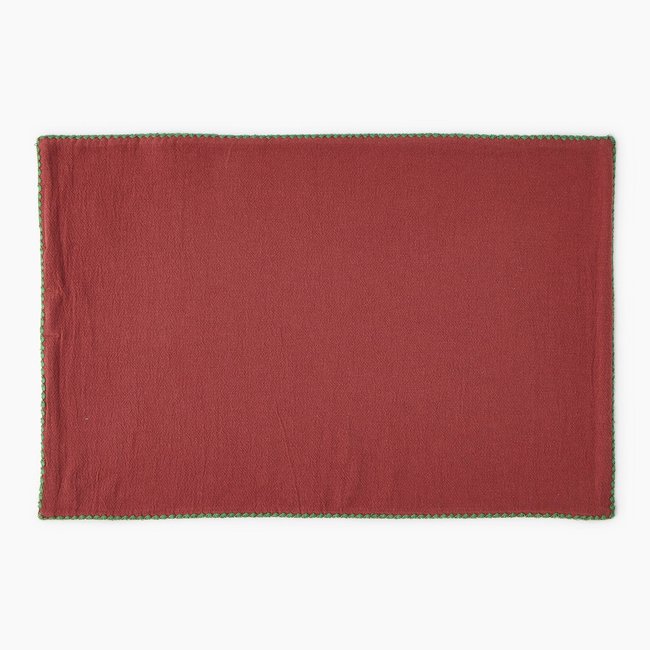 Set de table, 33x48cm, 100% coton, Oeko-Tex brownie <span itemprop=