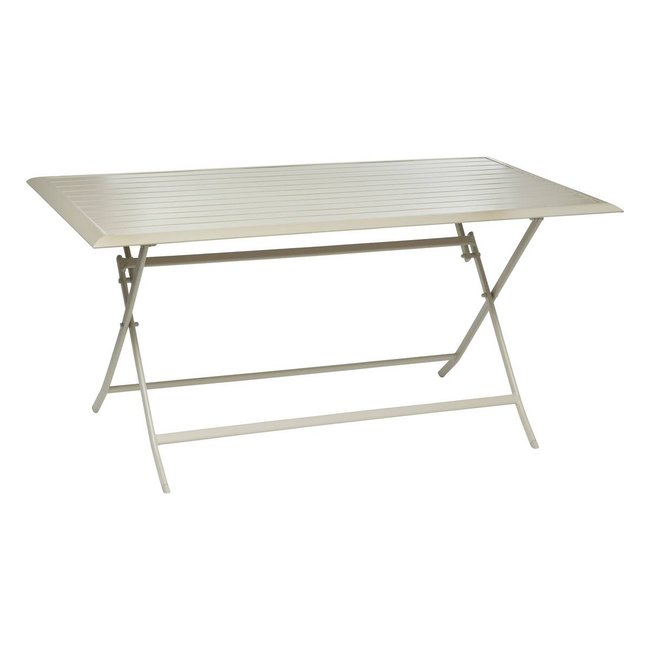 Table De Jardin Pliante Hespéride Azua 6 Places - Rectangulaire Graphite Aluminium Antirouille