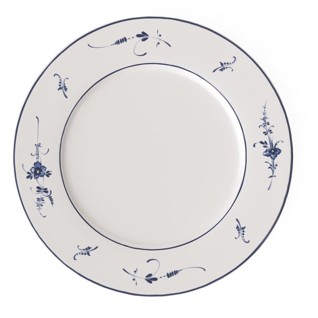 Assiette De Présentation VIEUX LUXEMBOURG Couleur blanc <span itemprop=