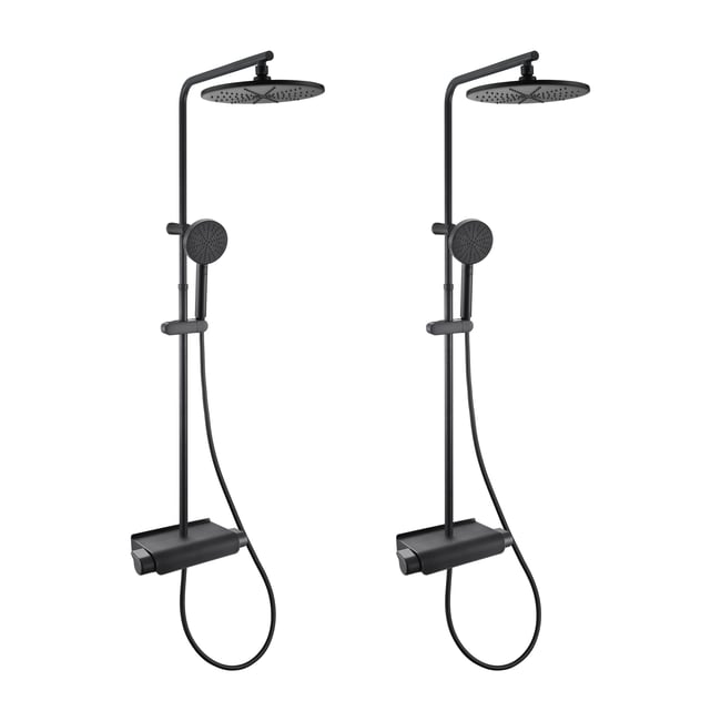 Lot de 2 colonnes de douche thermostatique, EASY - SENSEA