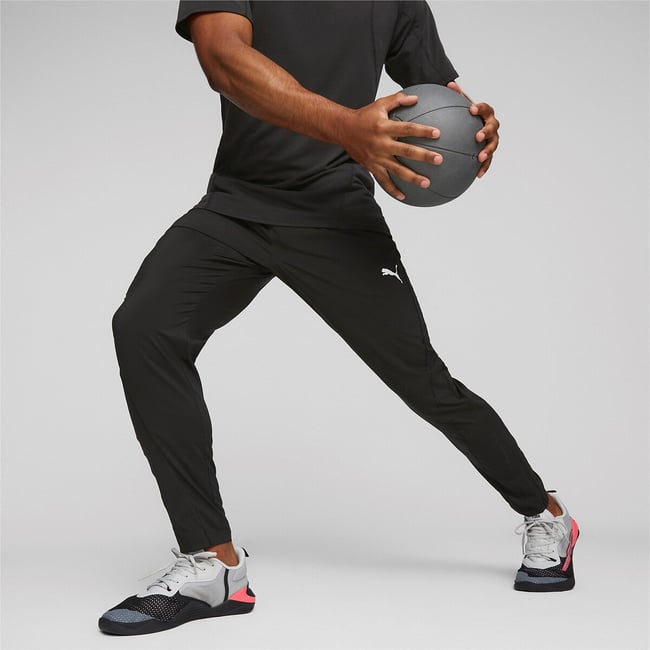 Pantalon de survêtement petit logo noir <span itemprop=