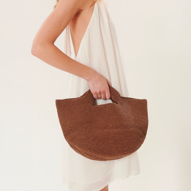 Sac demi-lune tressé FEDOR - BENOA