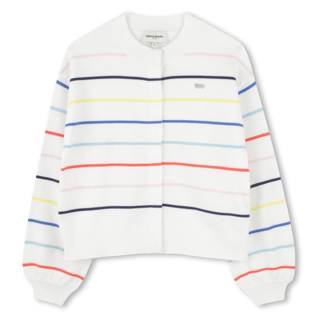 Cardigan en tricot offwhite <span itemprop=