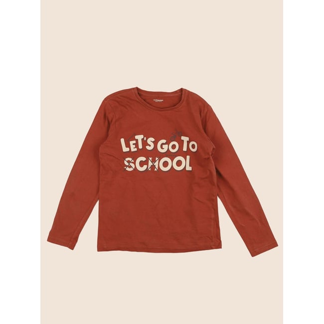 Tee-shirt - Très bon état marron <span itemprop=