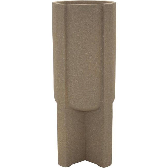 Vase sculptural d'extérieur MODERN Couleur marron <span itemprop=