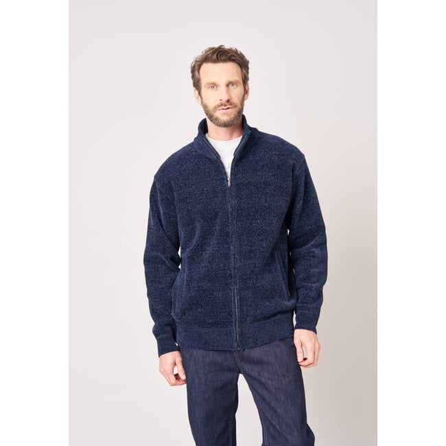 Gilet zippé homme en maille ultra douce MONDEUS - DEELUXE