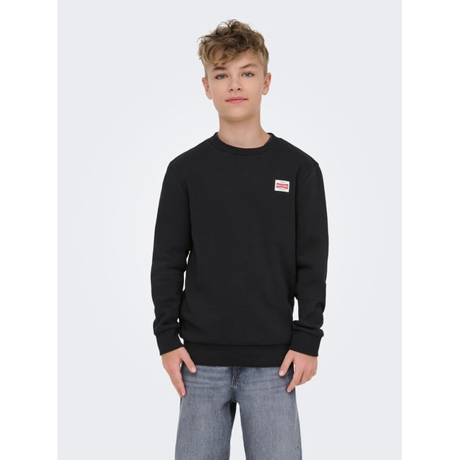 Sweat-Shirt noire - black <span itemprop=