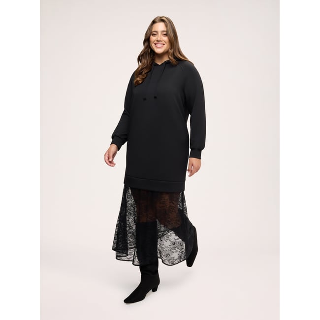 Robe avec jupe noir <span itemprop=