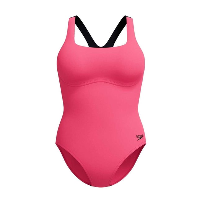 Maillot de bain 1 pièce FLEX rose <span itemprop=