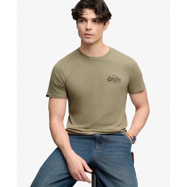 T-shirt Classic Essential Graphic Coupe Décontractée - SUPERDRY