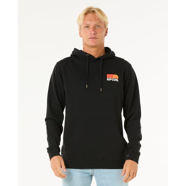 Sweat à Capuche SURF REVIVAL noir <span itemprop=