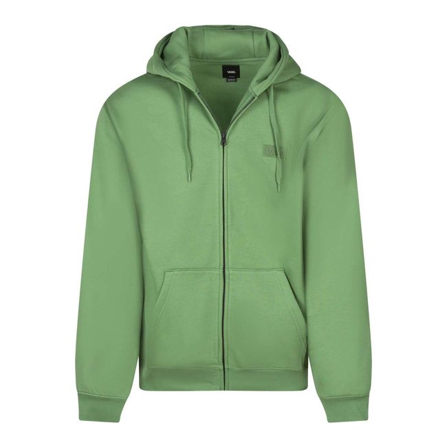 Sweat à capuche coton droit vert <span itemprop=