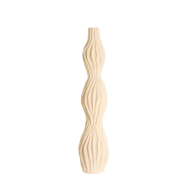 Vase Céramique VANIA Couleur blanc <span itemprop=