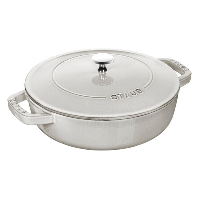 Sauteuse Chistera, 24 cm blanc <span itemprop=