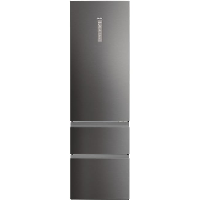 Réfrigérateur combiné HTW7620CNMP inox <span itemprop=