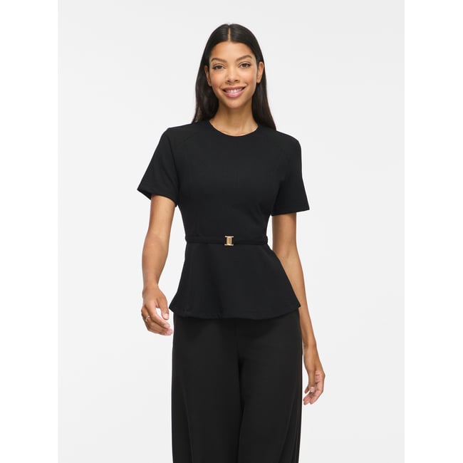 Top À Manches Courtes noir - black1 <span itemprop=