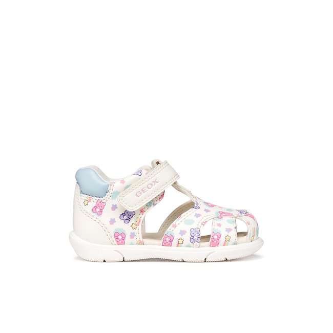 Sandales fermées ZAPITO, premiers pas blanc/bleu clair <span itemprop=