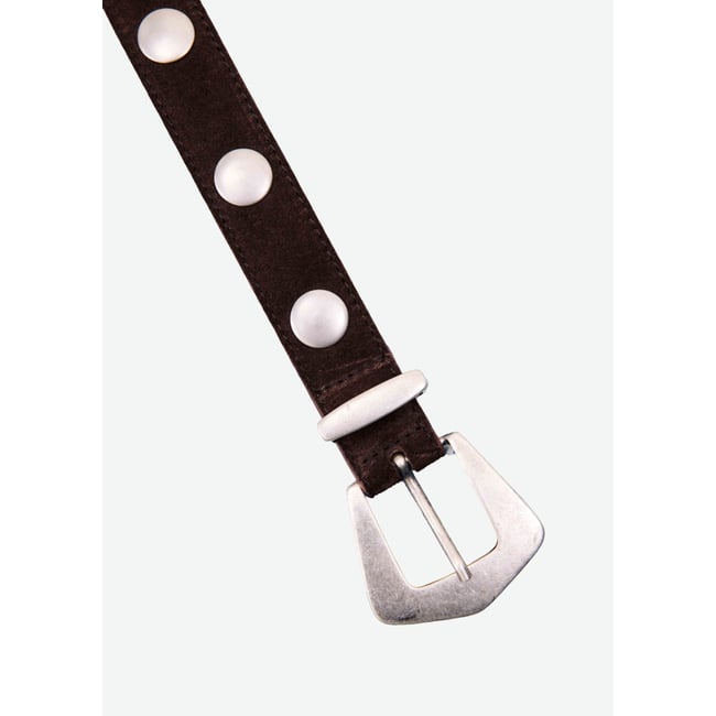 Ceinture MIST marron chocolat <span itemprop=