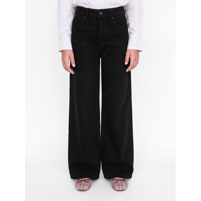 Jean À Coupe Large black denim 1 <span itemprop=