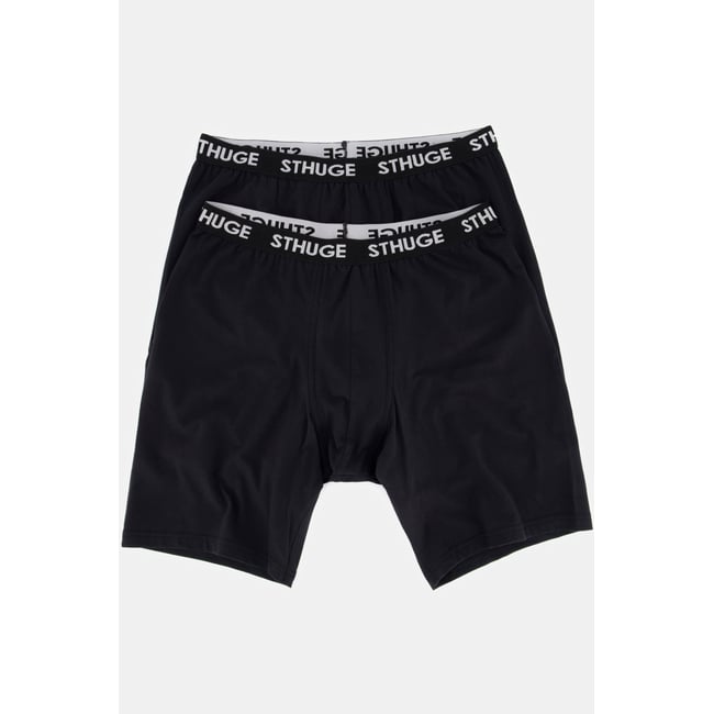 Lot de 2 boxers longs FLEXLASTIC® de noir <span itemprop=