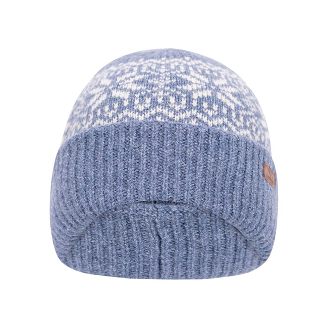 Bonnet motif/style festif KAILER ton bleu <span itemprop=