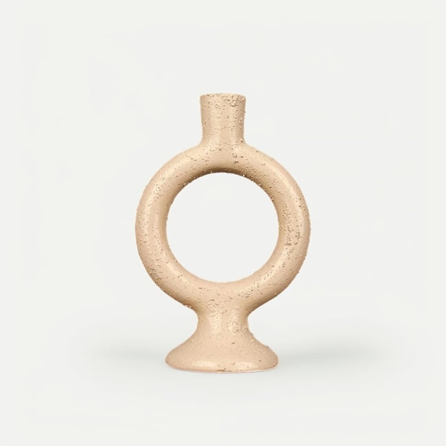 Подсвечник Circle / Серкл кремовый SO'HOME