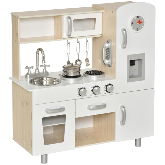Ensemble de cuisine pour enfants Panneaux MDF blanc <span itemprop=