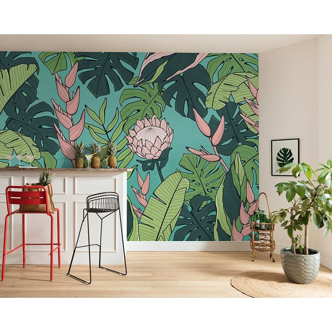 Papel de parede Revival, INTERELIFE multicolor <span itemprop=
