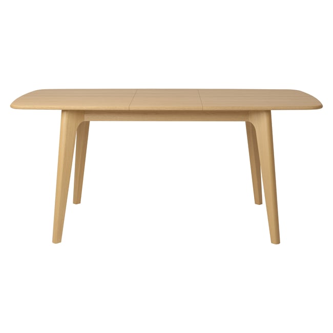 Table repas sublime 140 cm avec allonge intégrée chêne Couleur naturel <span itemprop=