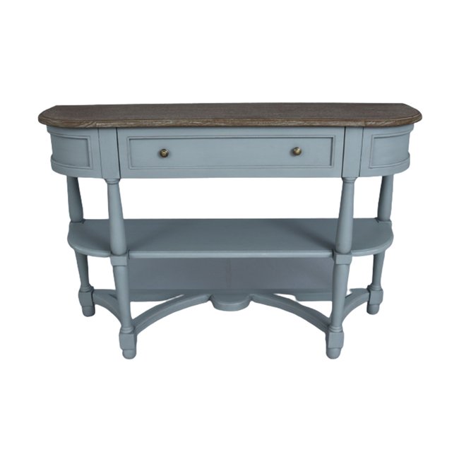 Console drapier    -BOHÈME Couleur gris <span itemprop=