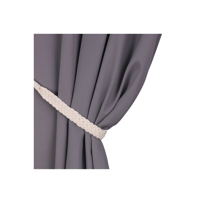 Embrasse à rideaux tressée en coton autre <span itemprop=