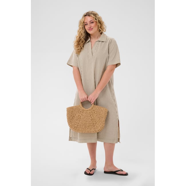 Robe beige brindle/turtledove stripe <span itemprop=