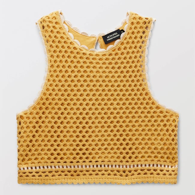 Top en crochet pastille <span itemprop=