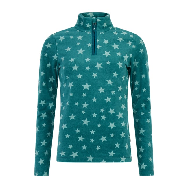 Haut 1/4 zippé PRTREFUZZY rainstorm blue <span itemprop=
