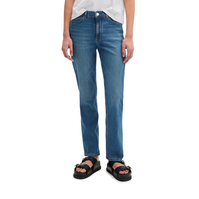 Jeans Modèle Linde straight cropped en denim stretch léger - MARC O'POLO