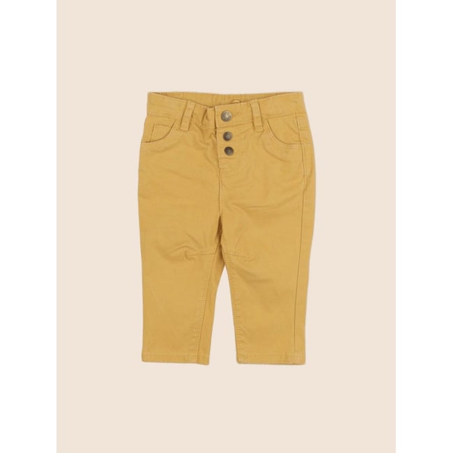 Pantalon - Etat satisfaisant jaune <span itemprop=