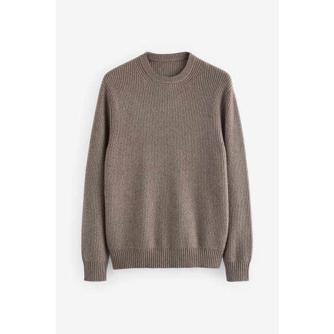 Pull ras du cou en maille - coupe classique - NEXT