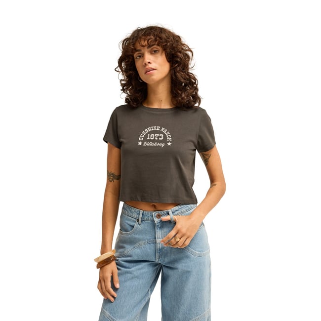 T shirt manches courtes SUNS UP NOW noir off black <span itemprop=