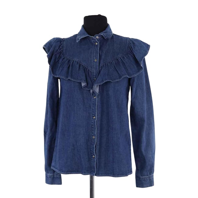 Chemise - Très Bon État bleu <span itemprop=