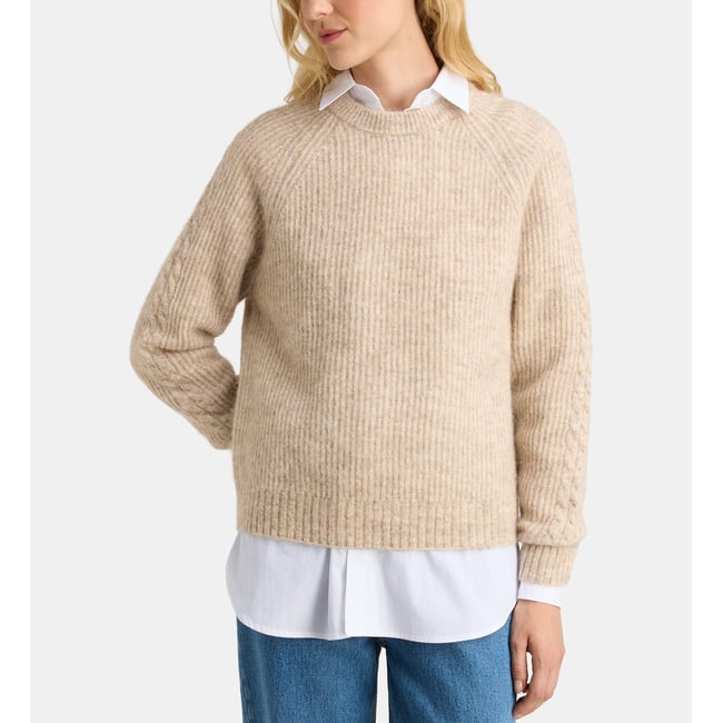 Pull droit friend r maille mousseuse - GALERIES LAFAYETTE