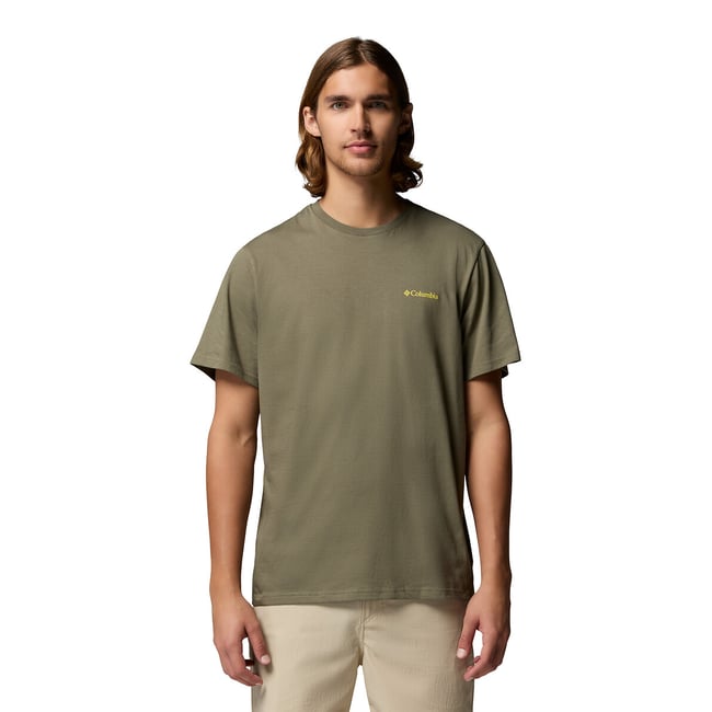 Back Print Short Sleeve T-Shirt - COLUMBIA