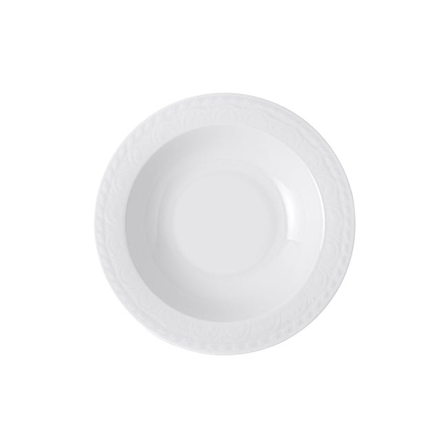 Assiette Calotte CELLINI Couleur blanc <span itemprop=
