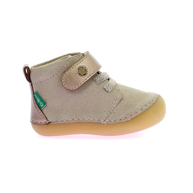 Bottines in leer met veters Sonizikro <span itemprop=