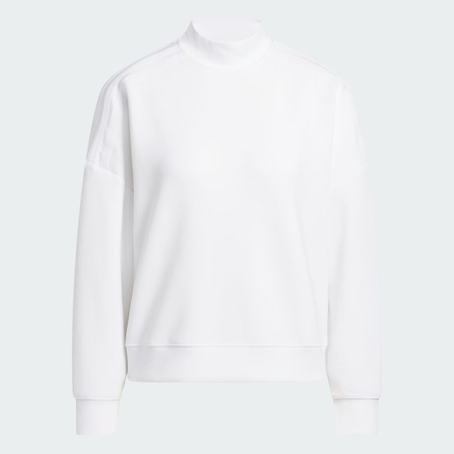 Sweat-shirt spacer col cheminée Beyond white <span itemprop=