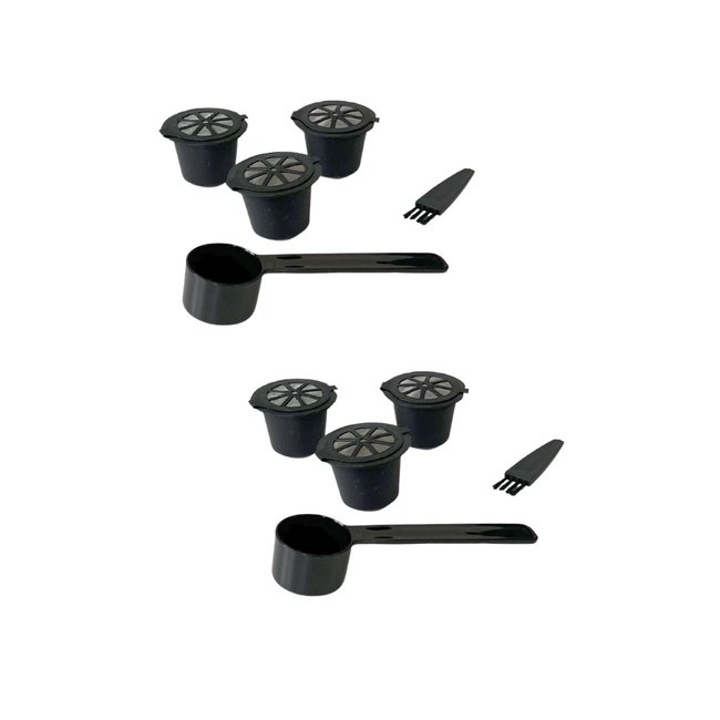 Ensemble de 2 Set de 3 capsules Nespresso PETIT DÉJEUNER noir <span itemprop=
